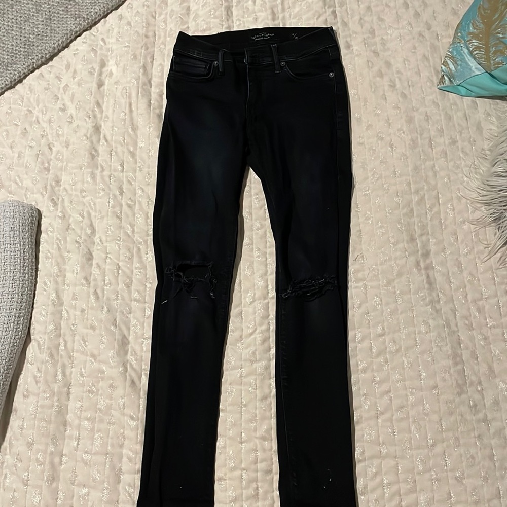 Lucky Brand ripped skinny jeans